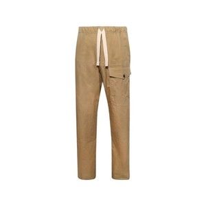Dries Van Noten Beige Relaxed-Fit Pants With Elegant Detailing - NWT